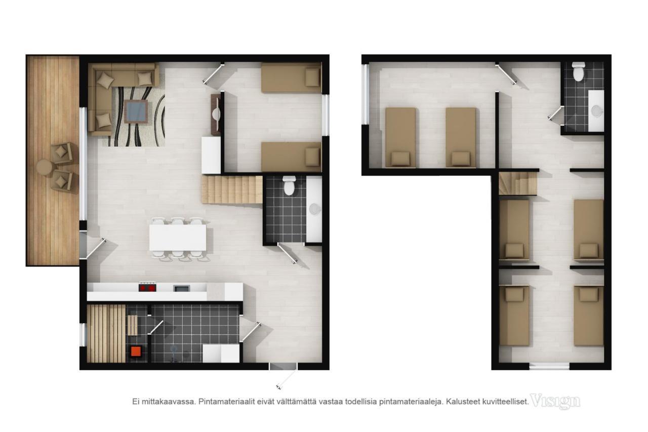 Apartamento Keskuskuja 5 A2, Levin Alppikeskus Exterior foto